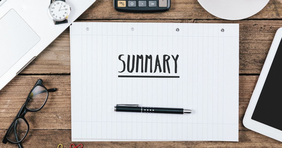 how to summarize an article for literature review